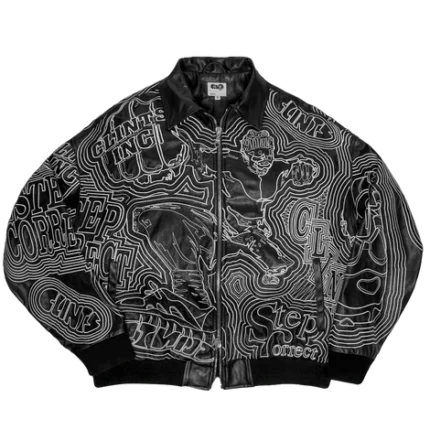 Real Leather Jacket – Black