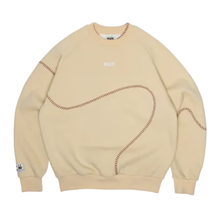 Baseball Sweatshirt - Beige