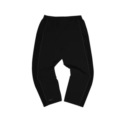 ⁠Rippled Nylon Pant - Black