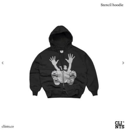 Clints Inc Step Correct Hoodie – Black
